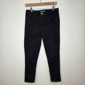 Wit & Wisdom Womens Ab-solution Black Skinny Jeans Size 6P Petite Stretch Denim